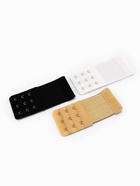 Застёжка для бюстгальтера, удлинитель, 3 ряда 3 крючка, 5×10.5 см, 3 шт. 7598525 - фото 14573365