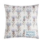 Наволочка декоративная Этель «Spring mood» 40×40 см, велюр, 100% п/э - Фото 1