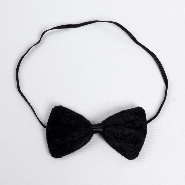 Карнавальная бабочка, цвет чёрный