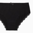 Трусы для девочки 8242, цвет черный, рост 122-128 см - фото 34998440