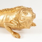 Сувенир полистоун "Золотая игуана" 11х11,5х36 см - Фото 5