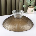 Ваза из стекла для фруктов «Фейерверк», 3,7 л, 33×13,5 см, цвет серый - Фото 3