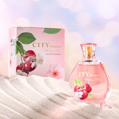 Туалетная вода женская "CITY PARFUM", "City Flowers Cherry Kiss", 50 мл