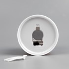 Светодиодная фигура «Свеча с тыквами» 7.5 × 10 × 7.5 см, пластик, батарейки AG13х3, свечение тёплое белое - фото 6651114