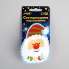 Светодиодная игрушка на липучке «Дед Мороз» 6×8.5 см, батарейки LR44×3 (в комплекте), свечение мульти - Фото 5