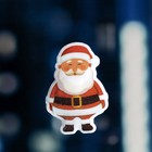 Светодиодная игрушка на липучке «Дед Мороз» 7 × 10 см, батарейки LR44х3, свечение мульти - фото 6651196