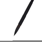 Кисть Синтетика, имитация Белки, круглая, Roubloff серия Black round № 8, ручка короткая чёрная, покрытие обоймы soft-touch - Фото 2