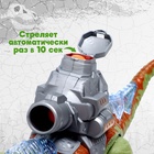 Динозавр «Рекс», стреляет шарами, работает от батареек, свет и звук, цвет зелёный - Фото 5