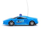 Машина радиоуправляемая «Полиция», свет, работает от батареек, цвет синий - Фото 2