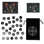 Руны гадальные «Ведьмины», 28 рун, бархатный мешочек (12×18 см), 16+ - Фото 4