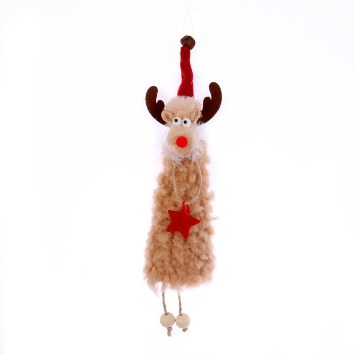 Подвеска «Новогодний олень», цвета МИКС - Фото 1