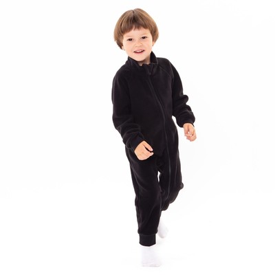Комбинезон для мальчика, чёрный, рост 104-110 см