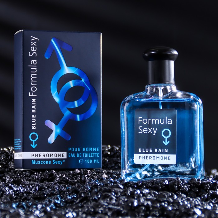 Туалетная вода мужская с феромонами Formula Sexy Blue Rain, 100 мл (по мотивам Blue Seduction (A.Banderas) - Фото 1