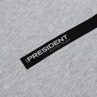 Футболка President, размер XL, цвет серый - Фото 14