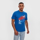 Футболка President Быстрее.Выше.Сильнее, размер L, цвет синий - фото 41571818