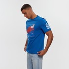 Футболка President Быстрее.Выше.Сильнее, размер L, цвет синий - фото 41571820