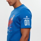 Футболка President Быстрее.Выше.Сильнее, размер L, цвет синий - фото 41571821