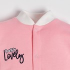 Комбинезон детский, цвет розовыйbaby lovely, рост 68 см - фото 49185680