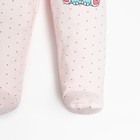 Ползунки детские, цвет розовый/дракоша, рост 80 см 9127750