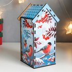 Чайный домик "Заяц. Снежная сказка" 20х10,5х10 см - фото 24636300