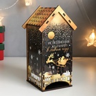 Чайный домик новогодний «Чёрное золото», 20×10.5×9.5 см - Фото 2