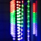 УЦЕНКА Гирлянда «Нить», 2.4 м с насадками «Сосульки», IP44, УМС, 320 LED, 200 В, переливы, прозрачная нить, свечение мульти - Фото 3