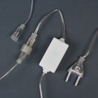 УЦЕНКА Гирлянда «Нить», 2.4 м с насадками «Сосульки», IP44, УМС, 320 LED, 200 В, переливы, прозрачная нить, свечение мульти - Фото 4