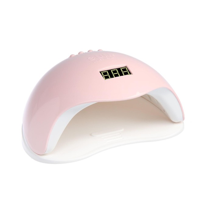 УЦЕНКА Лампа для гель-лака JessNail SUN 5 BL, UV/LED, 48 Вт, 24 диода, таймер 10/30/60 сек, розовая - Фото 1