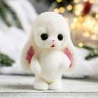Фигурное мыло "Кролик Лютик" белый, 80гр, 4,5х6х8см - фото 9864591