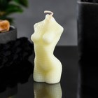 Фигурная свеча "Торс женский сетка" молочный, 55гр - Фото 2