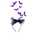 Карнавальный ободок «Летучая мышь», МИКС - фото 25321046