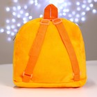 Рюкзак детский плюшевый «Зайка в морковке», 26×24 см, на новый год - Фото 4