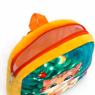 Рюкзак детский плюшевый «Котик у ёлки», 26×24 см - Фото 4