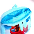 Новогодний плюшевый детский рюкзак «Заяц с подарками», 24×24 см, на новый год - фото 3989348