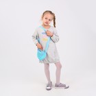 Сумка детская, с пайетками, сердце, 17 х 15 х 1 см, цвет голубой - Фото 9