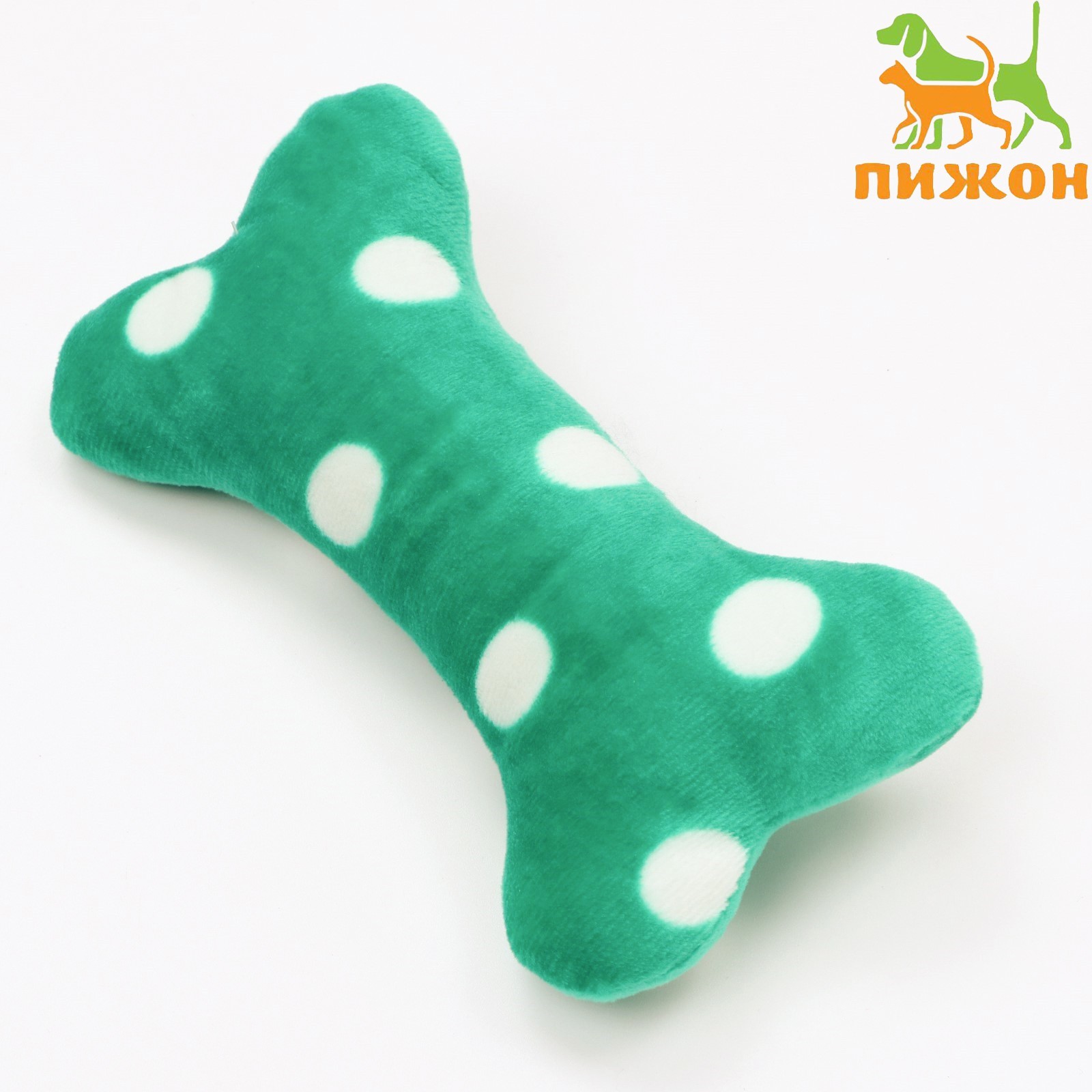 Игрушка мягкая для собак "Косточка", 17 х 8 см, микс цветов (7883194 ...
