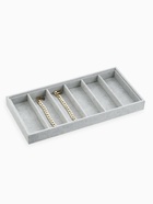 Подставка для украшений QF, 6 ячеек, 38×18.5×3.5 см, серая - Фото 1