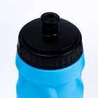 Бутылка для воды велосипедная 650 мл "Мастер К.", с креплением, синяя - Фото 4