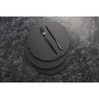 Доска для подачи из сланца Magistro Valley, d=40 см - Фото 9