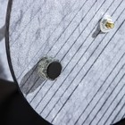 Этажёрка для фруктов и десертов Magistro Granite, 2 яруса, d=25/30×33 см, мрамор, серая - Фото 4