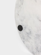 Этажёрка для фруктов и десертов Magistro Marble, 2 яруса, d=25/20×26.5 см, мрамор, белая - Фото 5