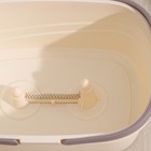 Швабра с отжимом и ведро Доляна, 42,5×29×18 см, 14 л, телескопическая ручка 80 - 110 см - Фото 6
