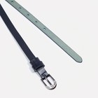 Ремень женский, ширина 1,3 см, винт, пряжка металл, цвет синий - фото 43985441