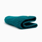 Шапка детская MINAKU с отворотом р-р 52-56, цв.морской волны - фото 21687521