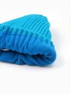 Шапка детская MINAKU: Cozy Winter с отворотом, бирюзовая, размер 52-56 (5-7 лет) - Фото 13