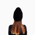 Шапка детская MINAKU с отворотом р-р 52-56, цв.чёрный 7882381