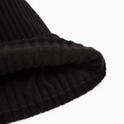 Шапка детская MINAKU с отворотом р-р 52-56, цв.чёрный 7882381