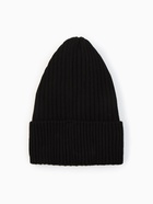 Шапка детская MINAKU: Cozy Winter с отворотом, чёрная, размер 52-56 (5-7 лет) - Фото 10