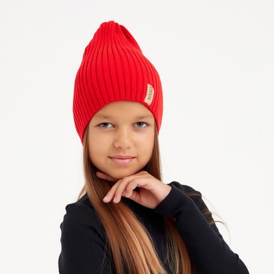 Шапка детская MINAKU, размер 56-58, красная