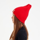 Шапка детская MINAKU р-р 56-58, цв.красный - фото 22743657